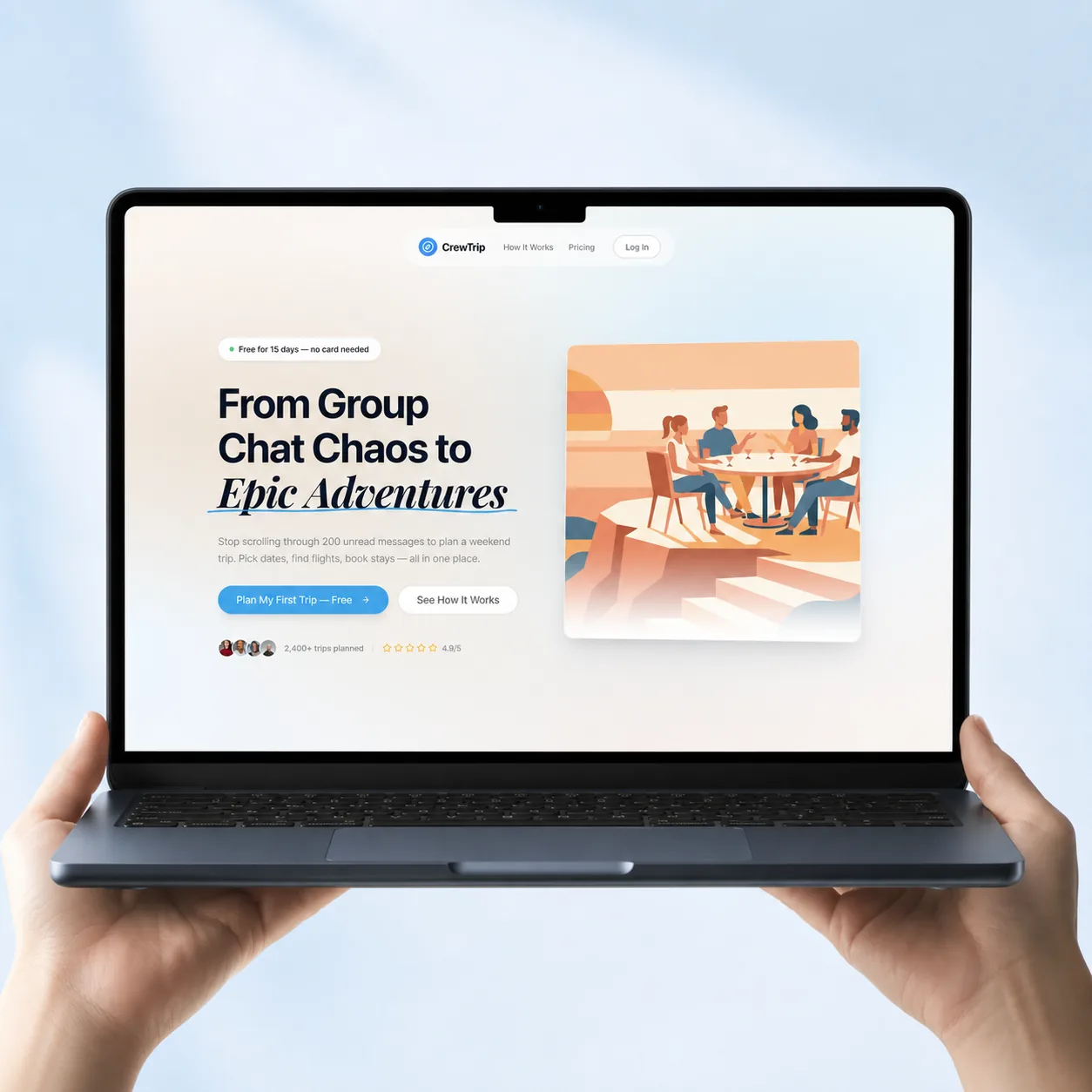 Présentation du site CrewTrip