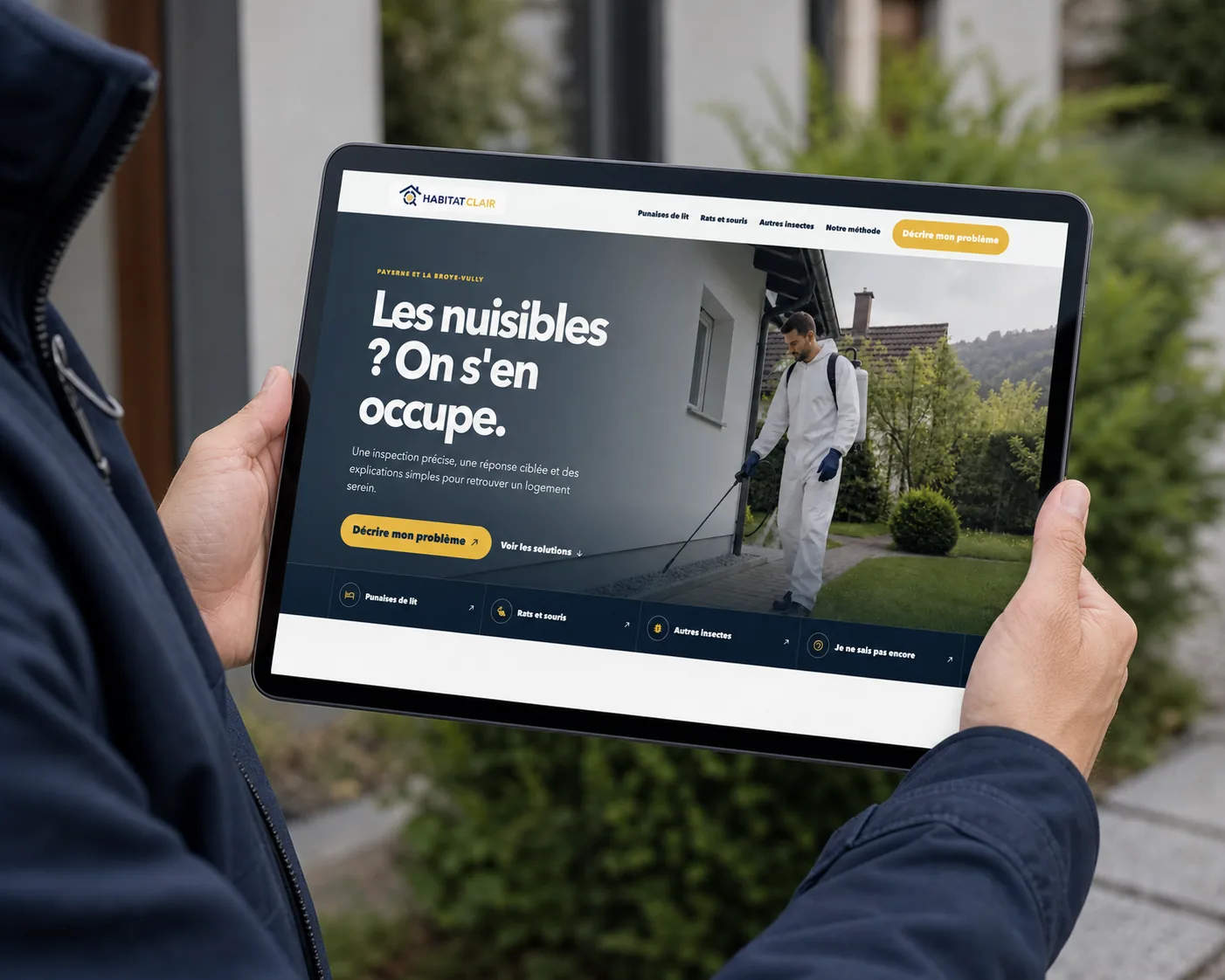 Présentation du site Habitat Clair